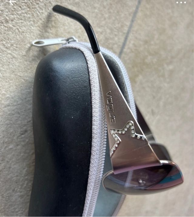 occhiali da sole lenti fume’ montatura  argento