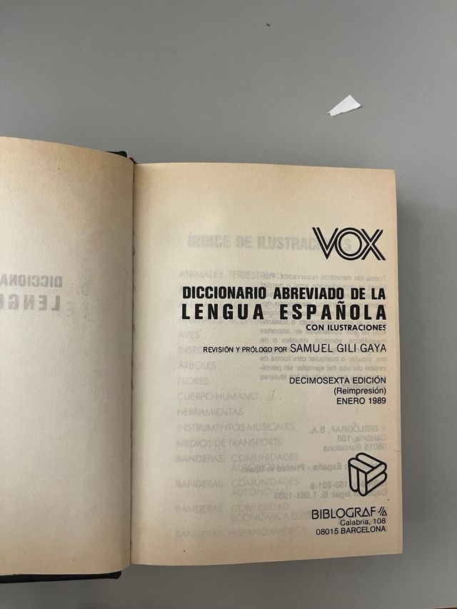 Diccionario Vox Lengua Española