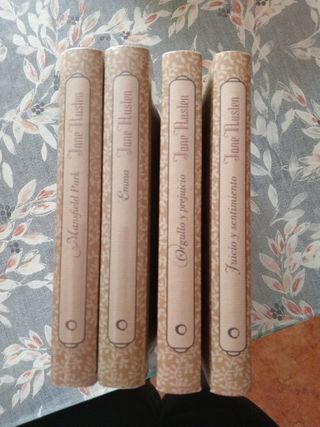 4 Libros novela romántica  Jane Austin