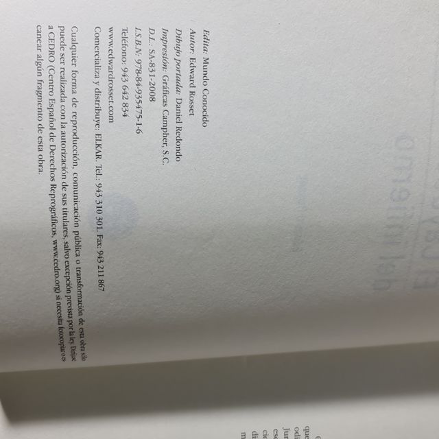 El cayuco del infierno - Edward Rosset.