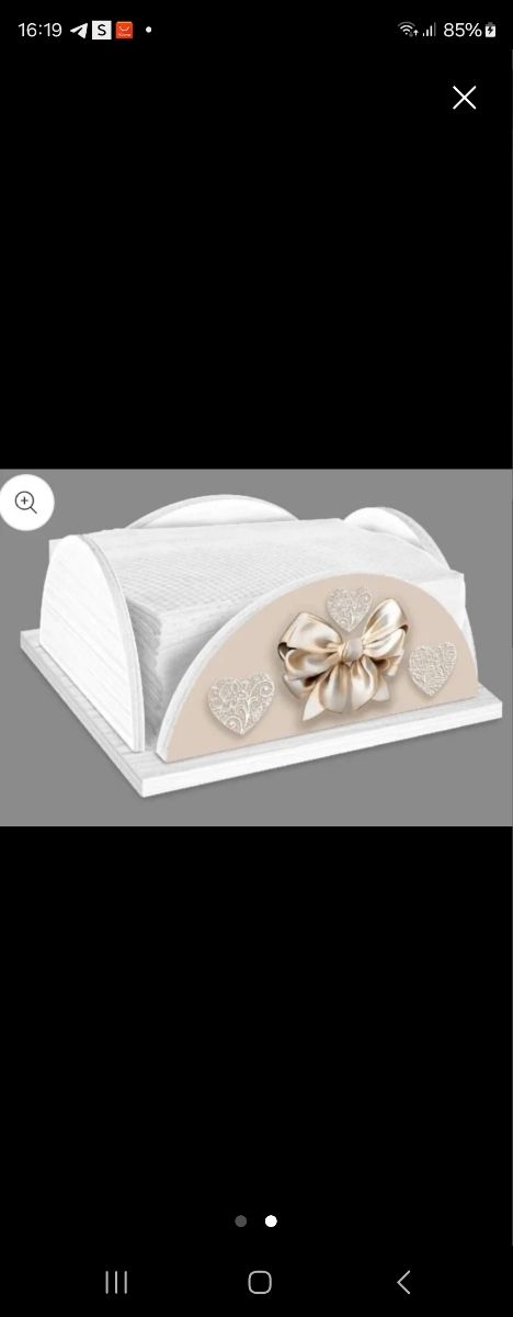 Porta tovaglioli tortora