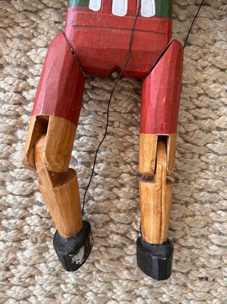 Marioneta antigua pinocho