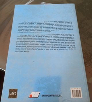 Psicología de la memoria humana. UNED.