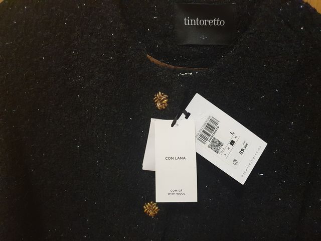 Chaqueta tintoretto negro ¡ NUEVA !