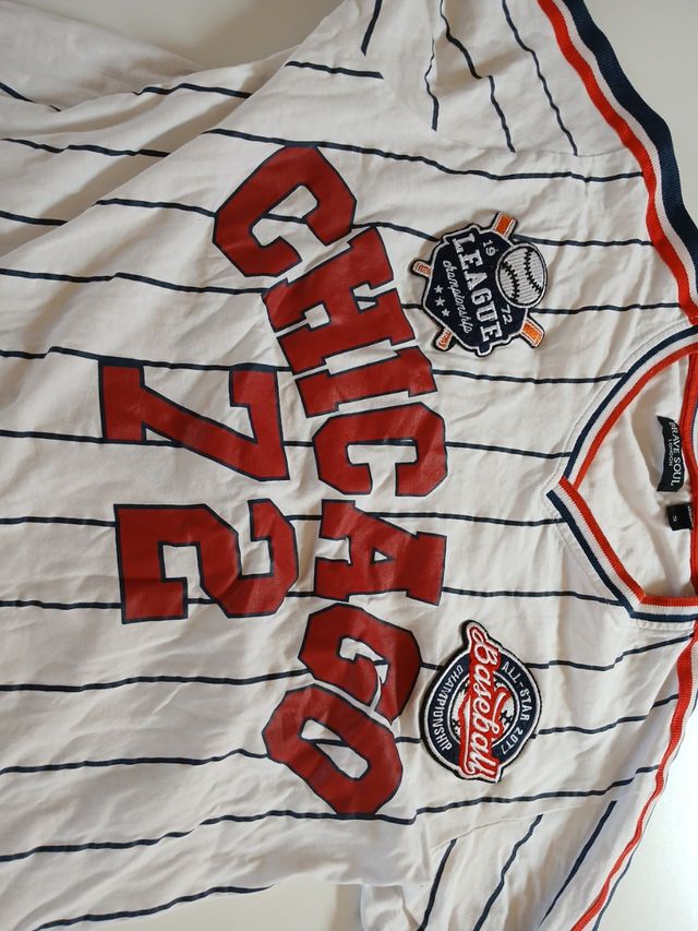 t shirt estiva baseball vintage uomo fantasia y2k