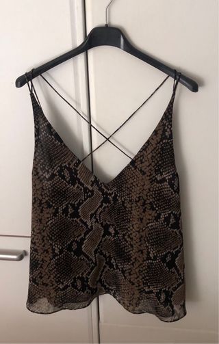 Top suelto fluido Zara 
