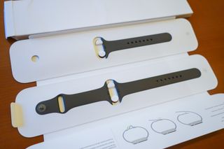 Correa Apple Watch original gris Edition 44