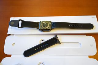 Correa Apple Watch original gris Edition 44