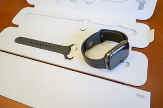 Correa Apple Watch original gris Edition 44