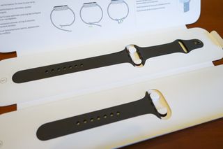 Correa Apple Watch original gris Edition 44