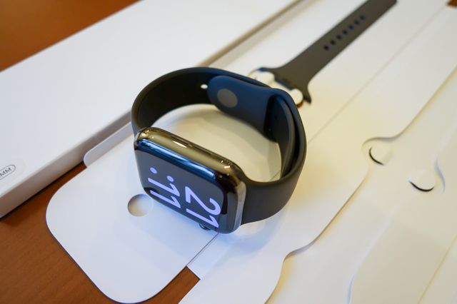 Correa Apple Watch original gris Edition 44