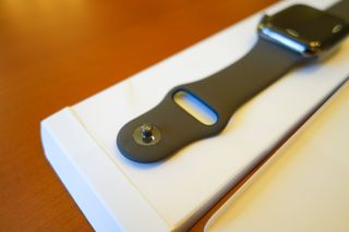Correa Apple Watch original gris Edition 44