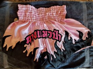 Preciosos pantalones kickboxin chica Talla S