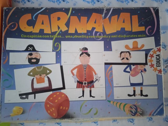 Juegos de mesa  Natur memory, Carnaval, Diverlimp