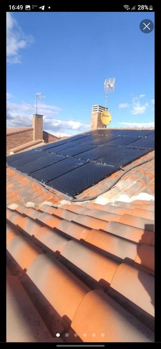 Placas Solares termicas.