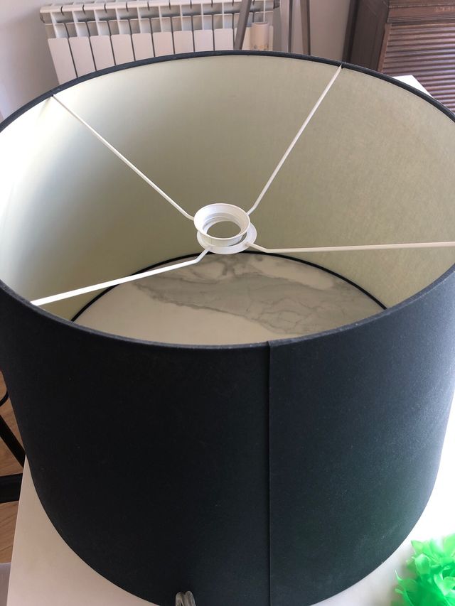 Lampara de techo azul marino