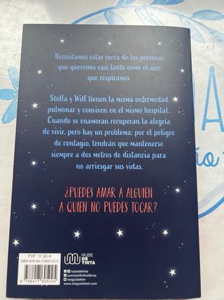 Libro A DOS METROS DE TI