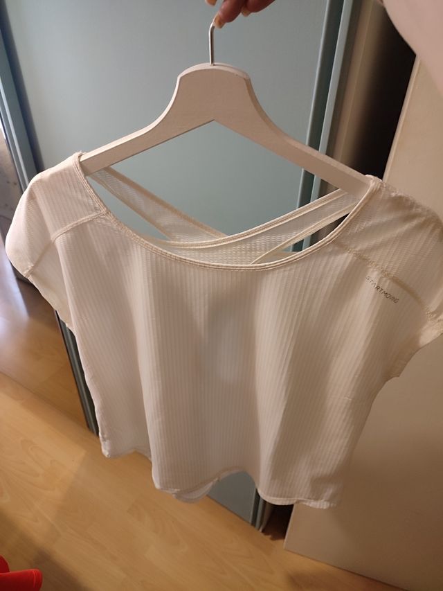 Camiseta blanca Bershka