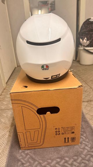 Casco AGV K3 blanco brillante
