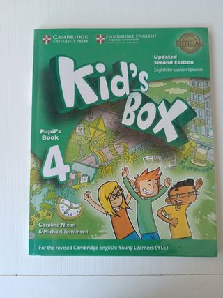Libro texto inglés cuarto Primaria 