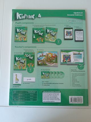 Libro texto inglés cuarto Primaria 