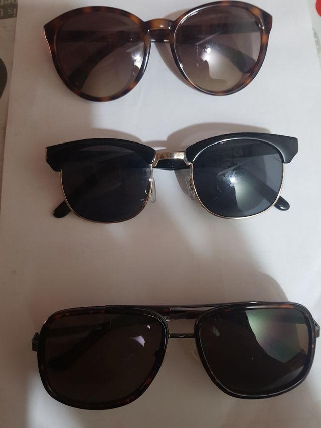 3 gafas de sol de marca