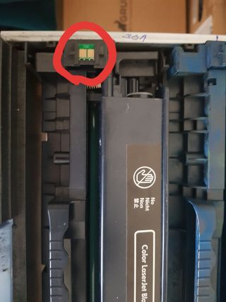 HP toner chip
