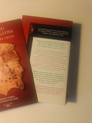Libro EL SUELO DEL CELTA. Vargas Llosa