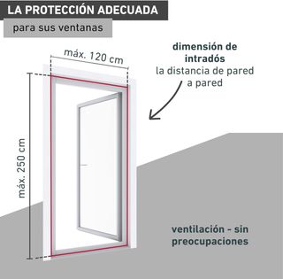 Mosquitera para puerta (120 x 250)