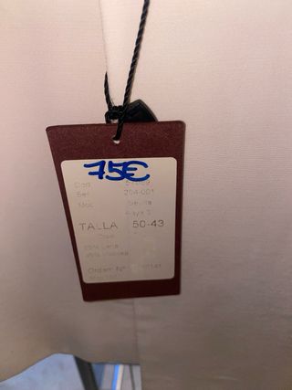 Traje chaqueta 