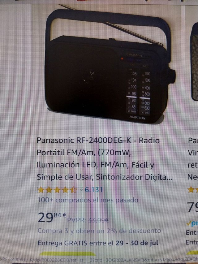 RADIO PANASONIC RF-2400DEG