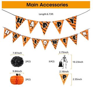 Decorazione Halloween 13 pezzi festa bambini