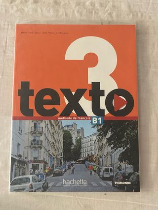 Libro “Texto 3” B1 Francés de hachette