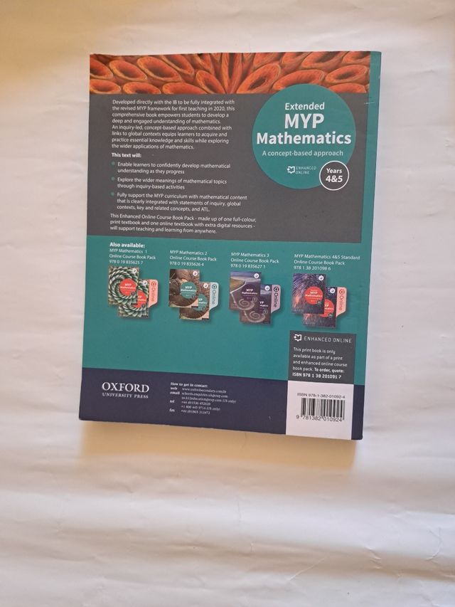 Extended MYP Mathematics year 4&5