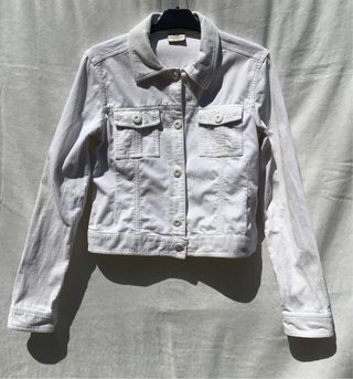 Cazadora-chaqueta blanca, M,XDYE