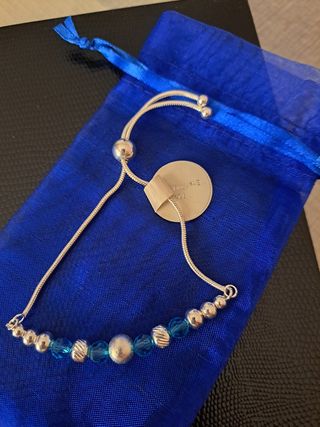 Pulsera plata de ley