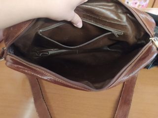 Bolso vintage de trabajo mujer en cuero