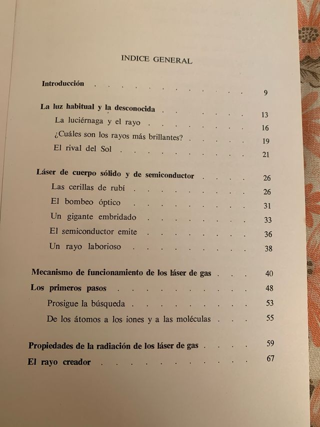 Iniciación al laser