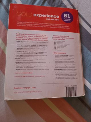 9781292392806 Gold Experience B1 Student's book 