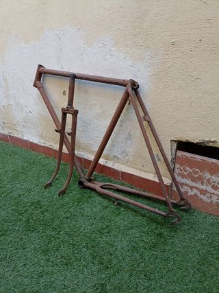 Cuadro bicicleta de varillas