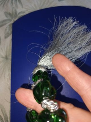 Rosario anni 70 con vetro lavorato vintage