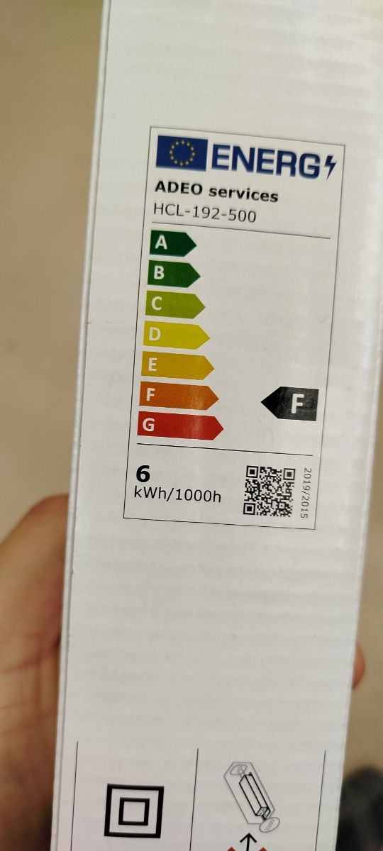 Regleta LED 6 watt 4000K IP44 blanco 