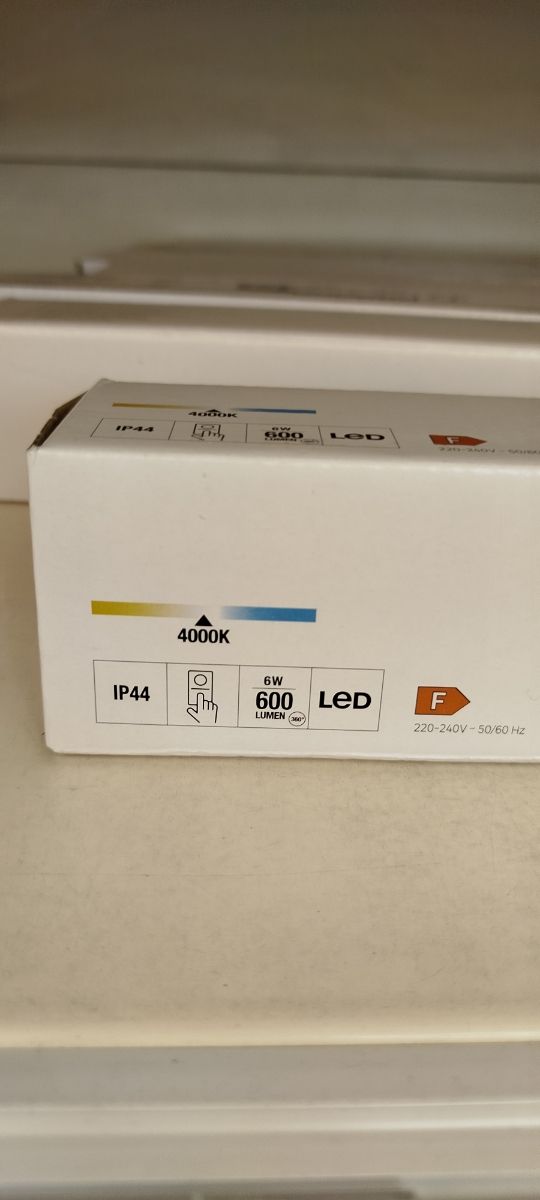 Regleta LED 6 watt 4000K IP44 blanco 
