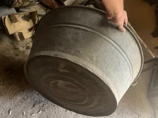 Barreño antiguo zinc