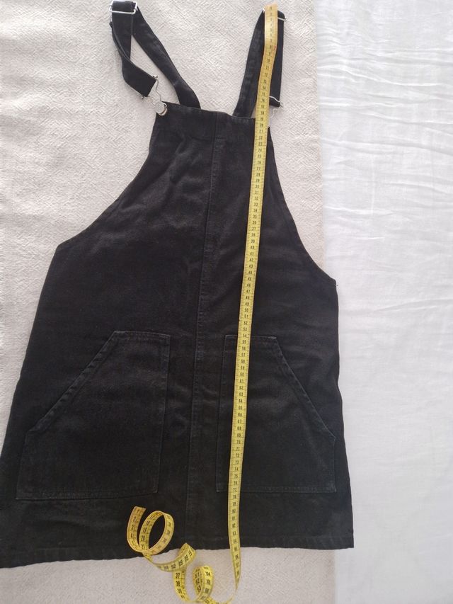 Vestido peto vaquero Stradivarius T:38