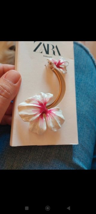 Ear cuff flor zara