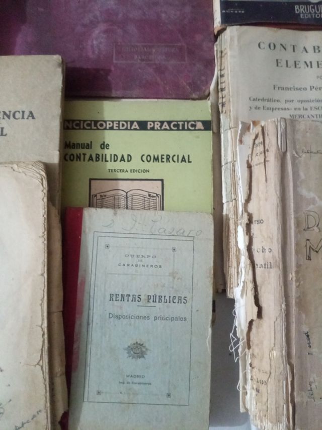 Seis libros de contabilidad y Mecano