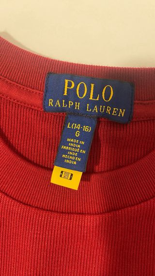 Camiseta niño Ralph Laren T 14-16
