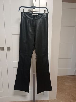 Pantalones mujer polipiel Sfera talla 36