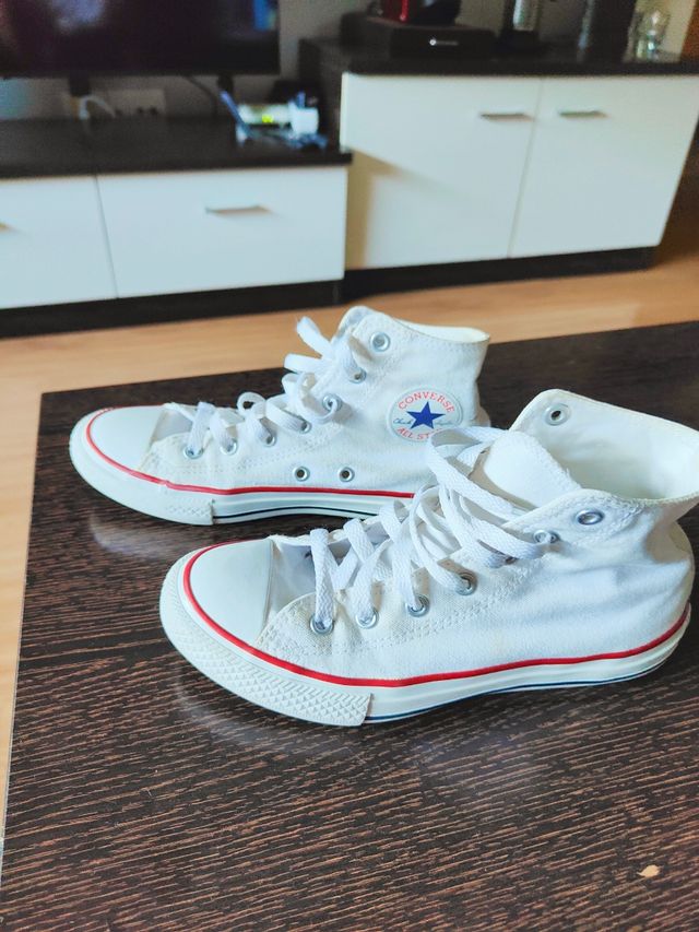 Wallapop Converse All Star Blancas Segunda Mano Zapatillas